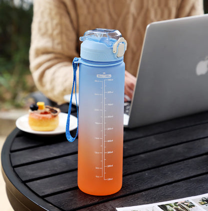 1-Liter-Wasserflasche – Ombre - Tofan