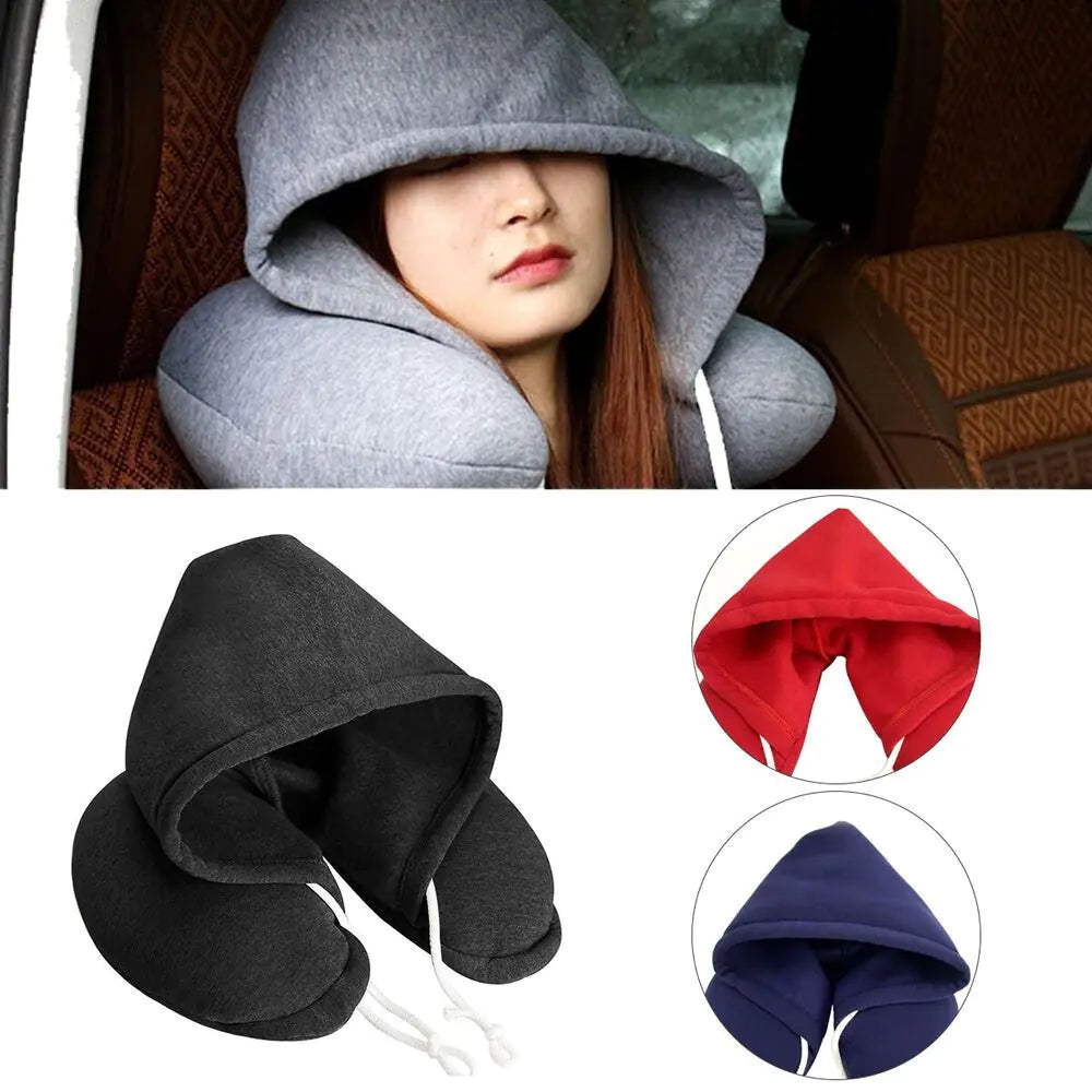 Hooded Travel Neck Pillow - Tofan