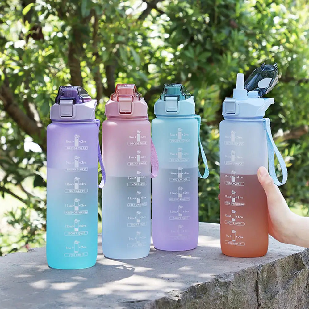 1-Liter-Wasserflasche – Ombre - Tofan