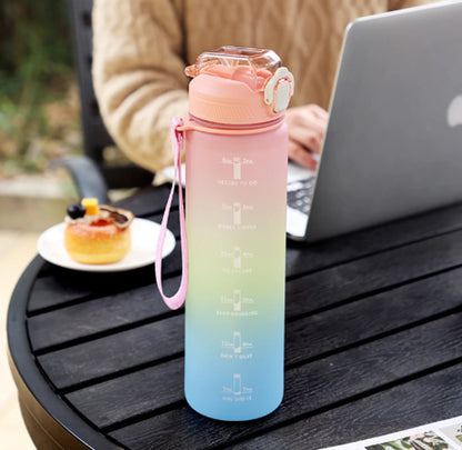 1-Liter-Wasserflasche – Ombre - Tofan